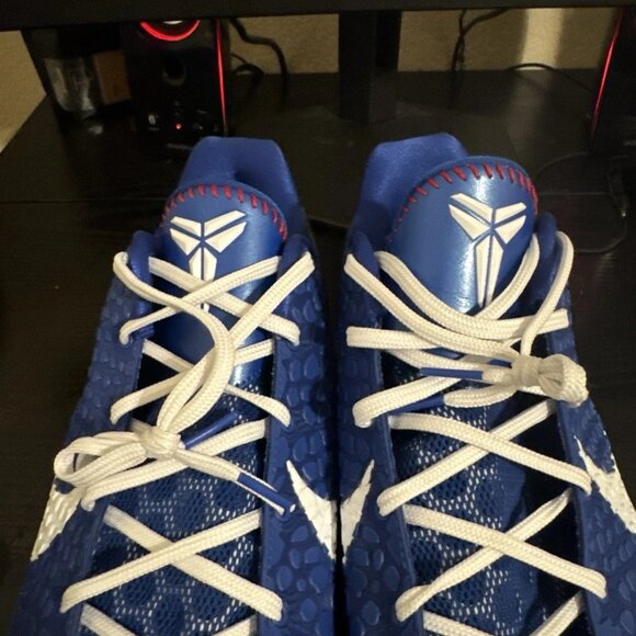 Nike Blue and White Sneakers - Picture 3 of 6